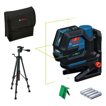 Bosch Gcl 12V-50-22 Cg, Bt 150 Tripod, Pil