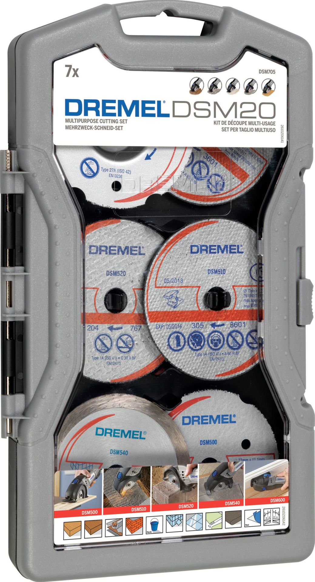 Dremel S705 7 Parça Çok Amaçlı Dsm20 Testere Bıçakları - 2615S705Ja
