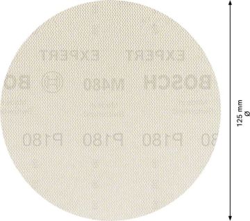 Bosch Ağ Zımpara Expert M480 Ø125 mm 180 Kum (5 Adet) - 2608900675