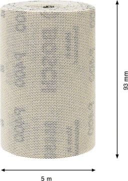 Bosch Ağ Zımpara Expert M480 93 mm x 5 Mt400 Kum (1 Adet) - 2608900784