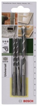 Bosch SDS-Quick Çok Amaçlı Matkap Ucu Set (3 Parça 5-6-7 mm - 2609256918