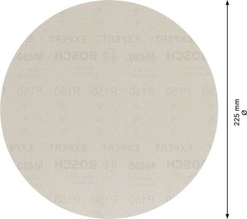 Bosch Ağ Zımpara Expert M480 Ø225 mm 120 Kum (25 Adet) Alçıpan - 2608900710