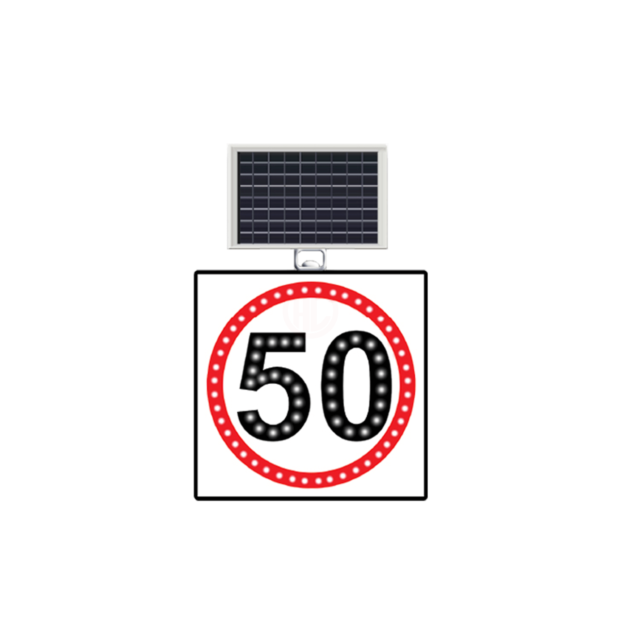 MFK Plastik Hız Limiti 50 Km Levhası 60x60 Cm - MFK9618