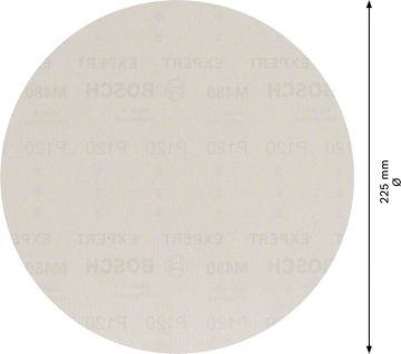 Bosch Ağ Zımpara Expert M480 Ø225 mm 80 Kum (25 Adet) Alçıpan - 2608900709