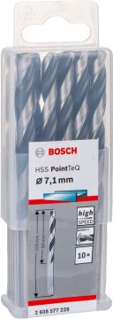 Bosch Metal Matkap Ucu HSS PointTeQ (DIN 338) 7,1 mm (10 Adet) - 2608577239
