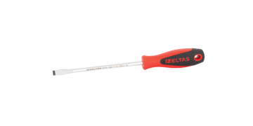 İzeltaş Düz Uçlu Tornavida Ergonomik Seri 6x125 mm