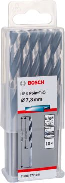 Bosch Metal Matkap Ucu HSS PointTeQ (DIN 338) 7,3 mm (10 Adet) - 2608577241