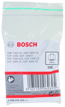 Bosch Freze Uyumlu Penset/Somun Ø6 mm 24 mm - 2608570103