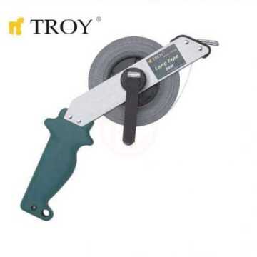 Troy 23153 İskandil Çelik Metre (30m, 13×0.18mm)