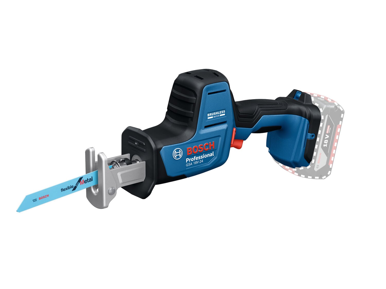 Bosch Gsa 18V-24 Akülü Panter Testere (Solo Model) - 06016A5100