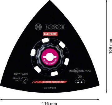Bosch Starlock Aksesuarı / Expert StarlockMax Testere Ucu MM MAVZ116RT2 (1 Adet) - 2608900052