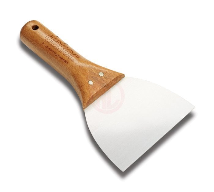 Dekor Hassan Macun Ispatulası Ahşap Saplı Yay Çeliği 11 Cm