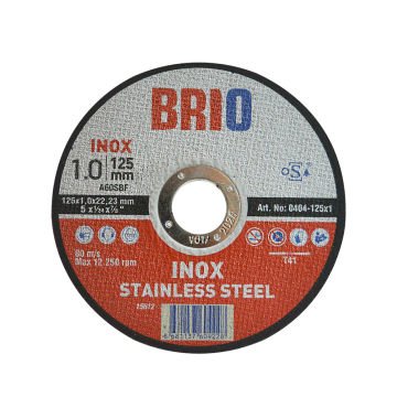 Brio Kesme Taşı 125X1 Inox