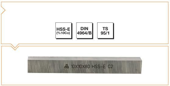 MTE Kare Kesitli Torna Kalemi HSS-E DIN 4964/B 8x8x100 mm