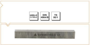 MTE Kare Kesitli Torna Kalemi HSS-E DIN 4964/B 8x8x100 mm