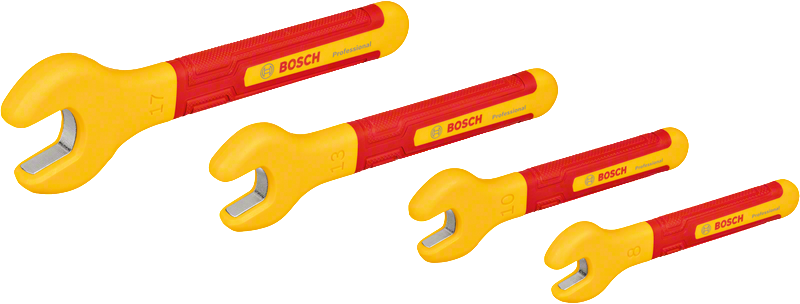 Bosch Profesyonel VDE Açık Ağız Anahtar Takımı 4 Parça