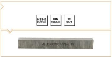 MTE Kare Kesitli Torna Kalemi HSS-E DIN 4964/B 14x14x160 mm