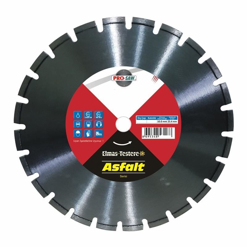 Prosaw Elmas Daire Testere Asfalt 500x25,4 mm (PS56117)