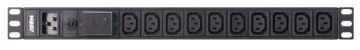 Aten 1U 16A 10Port Basic Pdu/Power Distribution Unit (Elektrik Güç Dağıtım Ünitesi), Surge (Darbe) Gerilimi Korumalı