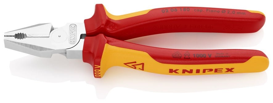 Knipex Ağır Tip Kombine Pense 180 Mm - KNI0206180