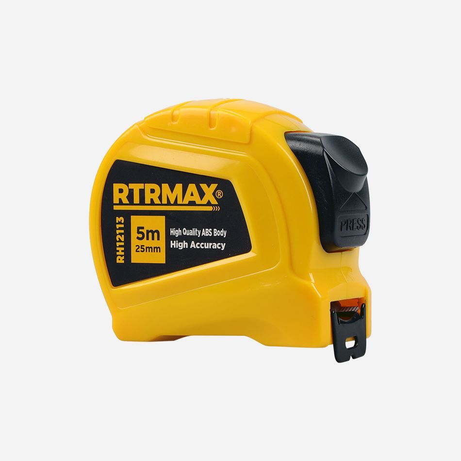 Rtrmax RH12112 Şerit Metre Stoplu 5 Mt 19 Mm
