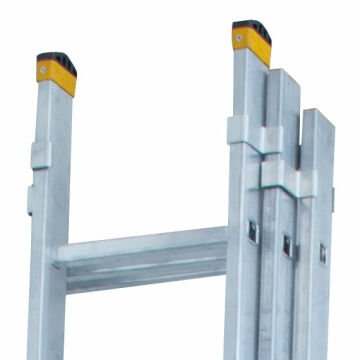 MHT Skybest 3X6 Basamaklı Üç Parçalı Sürgülü Alüminyum Merdiven