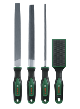 Bosch Fırçalı Eğe 200 Mm / 8'' Törpü Seti (4 Parça) - 1600A034GM