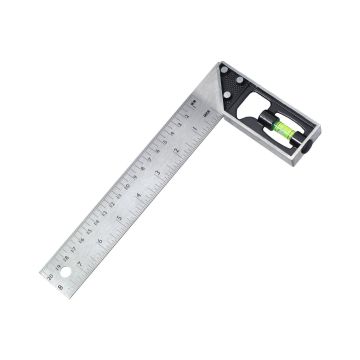 BTS Alüminyum Gönye Su Terazili 250 mm