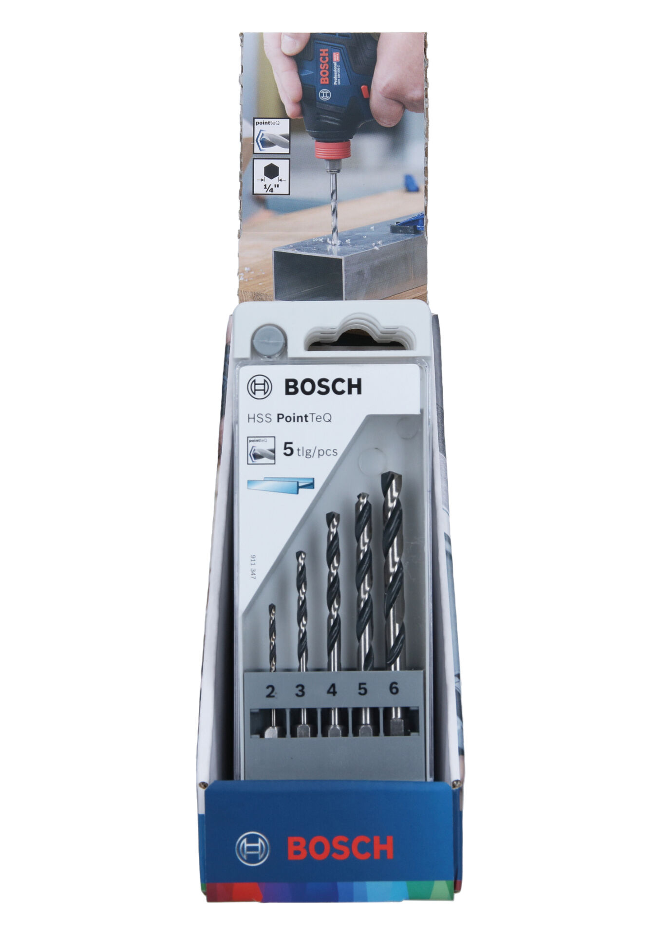 Bosch Aksesuar Hsspointteq Hex Metal Matkap Uç Set 5'Li X5