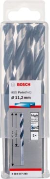 Bosch Metal Matkap Ucu HSS PointTeQ (DIN 338) 11,2 mm (5 Adet) - 2608577280