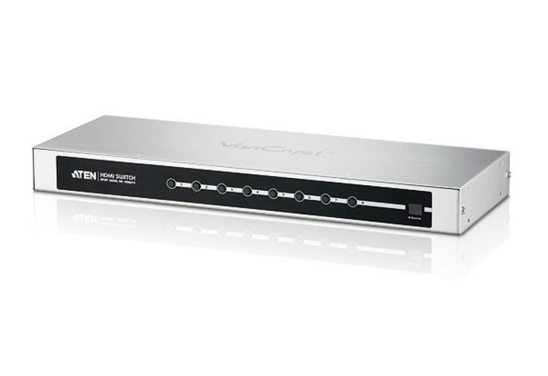 Aten 8 Port Hdmı Switch, 8 Giriş - 1 Çıkış, Infrared Uzaktan Kumanda Cihazı İle Birlikte
