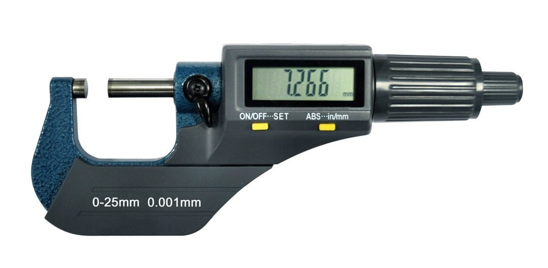 BTS Dijital Mikrometre 0-25 mm (0,001 - 0,0005 mm)