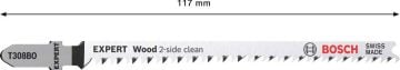 Bosch Dekupaj Testere Bıçağı Expert ExCleanfWood T308 BO (2 Adet) - 2608901382