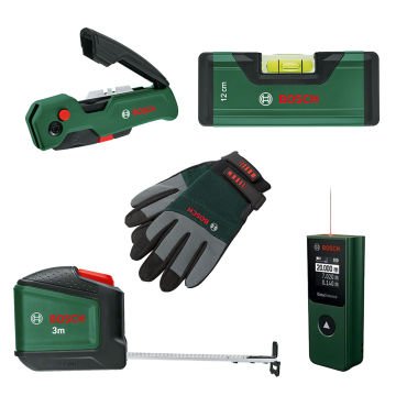 Bosch Akülü Vidalama Matkabı GSR 185-LI + Alet Seti 12 Parça