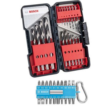 Bosch Akülü Vidalama Matkabı GSR 185-LI + Alet Seti 12 Parça
