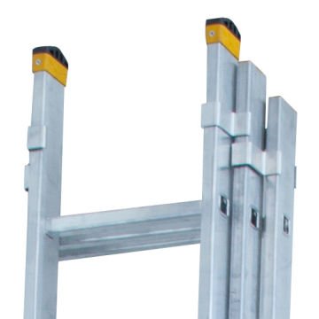 MHT Skybest 3X19 Basamaklı Üç Parçalı Sürgülü Alüminyum Merdiven