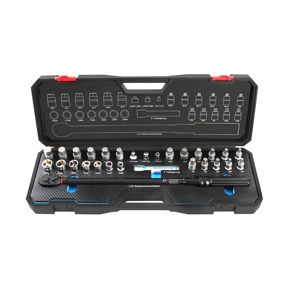 Brio Tork Anahtarı 1/2 50-350NM 28 Parça