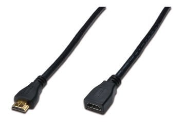 Assmann Hdmı High Speed Wih Ethernet Uzatma Kablosu (Hdmı 1.4), 2160P, Ultra Hd 4K, Hdmı Tip A Erkek - Hdmı Tip A Dişi, 3 Mt, Awg30 , 3X Zırhlı, Ul, Altın Kaplama, Siyah Renk