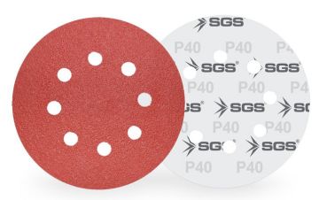 SGS 441 Cırtlı Zımpara Ao 115Mm 60Kum Delikli