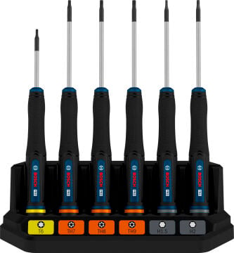 Bosch Pro Hassas Tornavida Seti TX/TH/H 6 lı Set - 1600A039PM