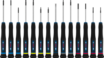 Bosch Pro Hassas Tornavida Seti (14 Parça) - 1600A039PN