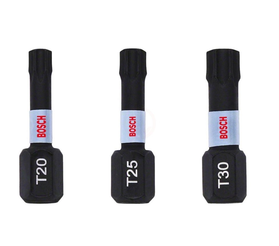 Bosch Vidalama Ucu Impact Control Set 25 mm (3 Parça T20/25/30) - 2608522479