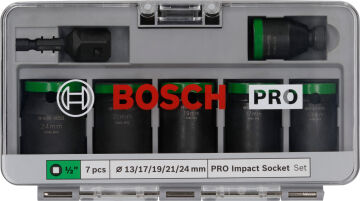 Bosch Aksesuar Pro Impact Lokma Ucu Seti 1/2'' 7Li
