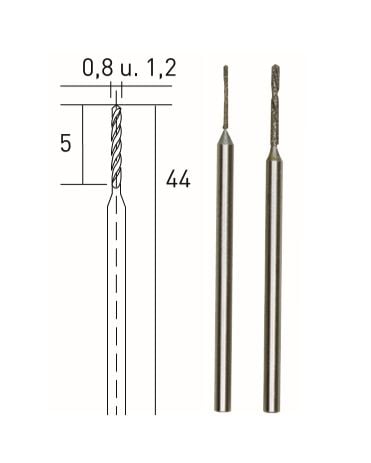 Proxxon Elmas Uç 0,8 - 1,2 mm (2 Parça) (28255)