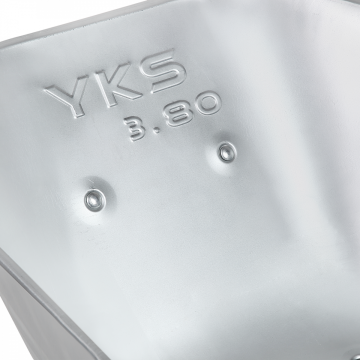 YKS Demonte El Arabası G3.80 Galvaniz Şişme Rulmanlı (3,50x8)