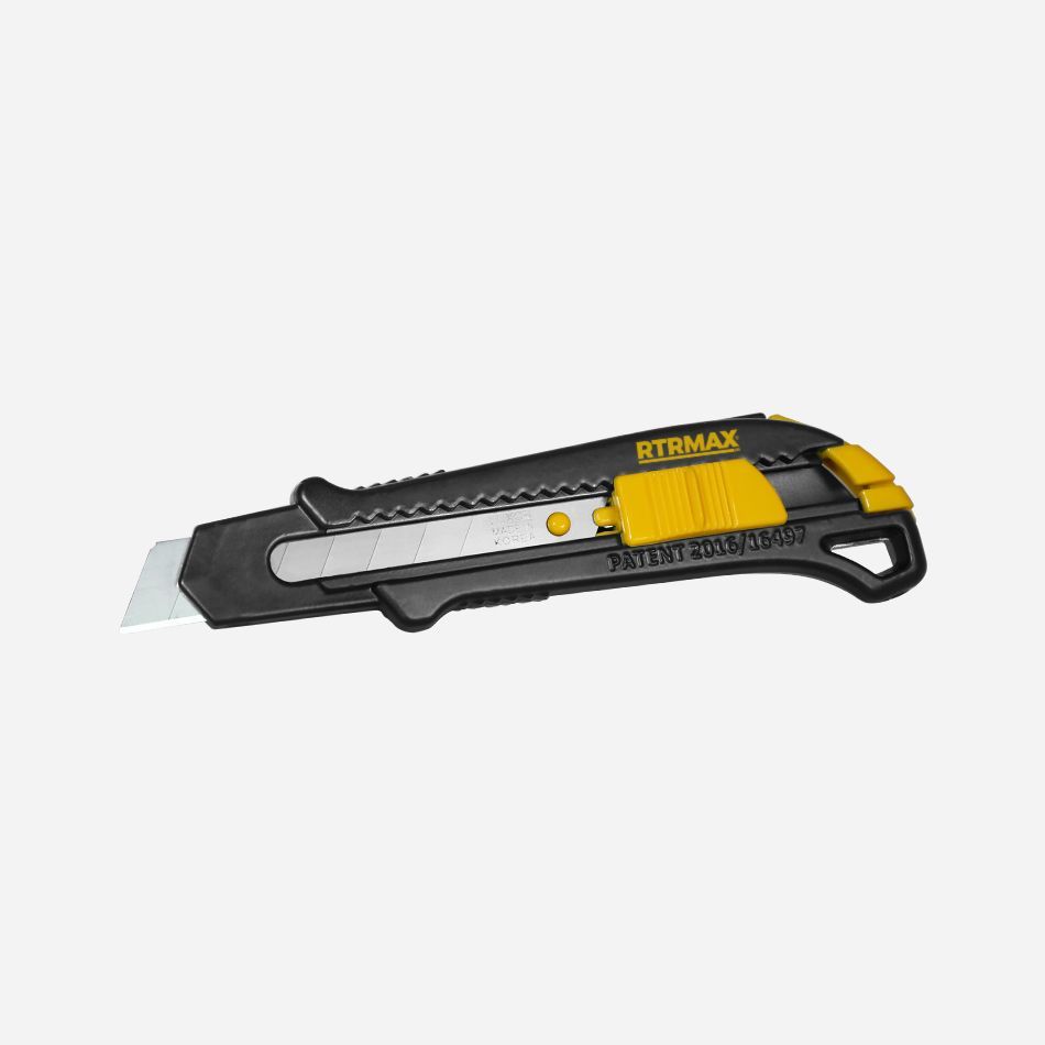Rtrmax RAK117 Maket Bıçağı Prof. Siyah Metal Geniş