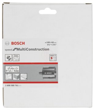 Bosch Speed For MultiConstruction Delik Açma Testeresi 108 mm - 2608580761