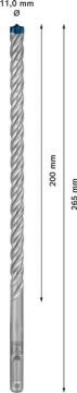 Bosch Kırıcı Delici Uç SDS-Plus-7X Expert 11x265 mm (1 Adet) - 2608900107