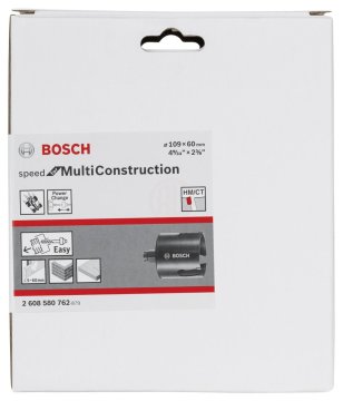 Bosch Speed For MultiConstruction Delik Açma Testeresi 109 mm - 2608580762