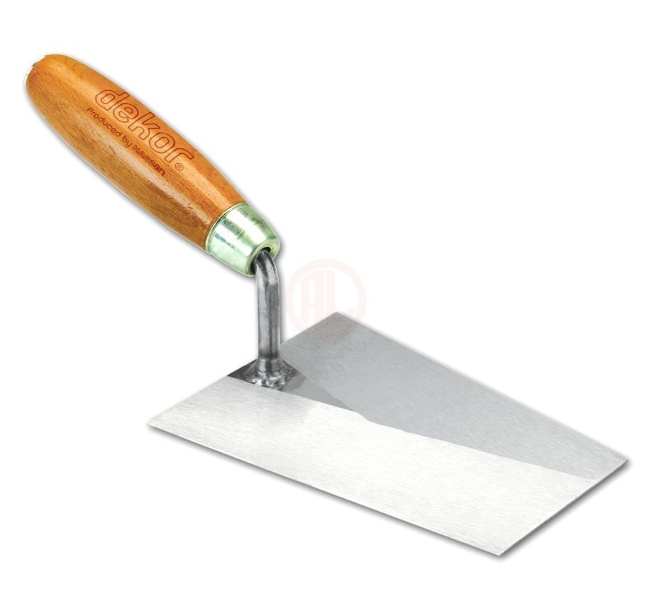 Dekor Hassan Duvarcı Malası Ahşap Saplı Yay Çeliği 16 Cm